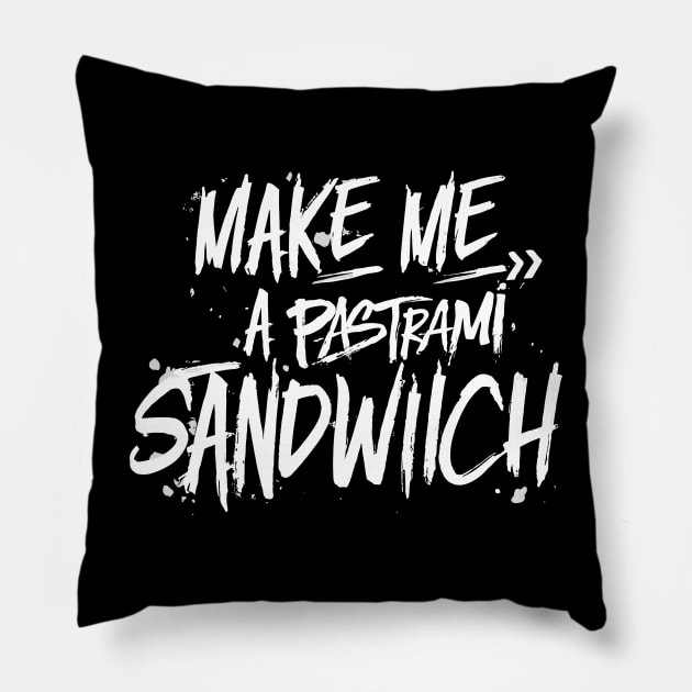 Hot Pastrami Sandwich Day – January Pillow by irfankokabi