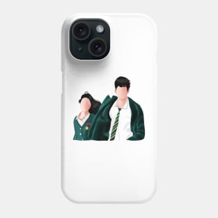 All of us are dead Drawing (Nam Ra and Soo Hyuk Phone Case