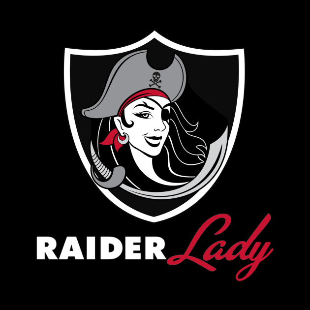 Raider Lady by Raiders Gear - TEEPUBLIC