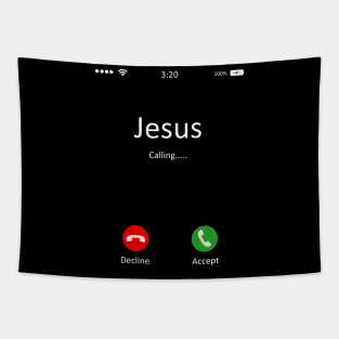 Jesus Is Calling Tapestry