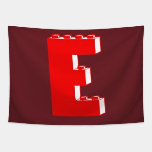 THE LETTER E, Customize My Minifig Tapestry