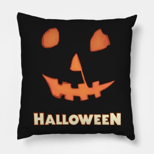 Halloween Jack-o'-Lantern Pillow