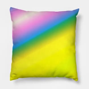 blue pink yellow red texture art Pillow