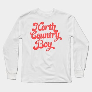 A Country Boy Long Sleeve Kids Tee (D)