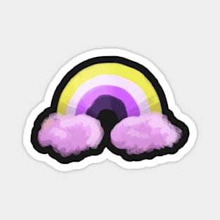 Enby Rainbow Magnet