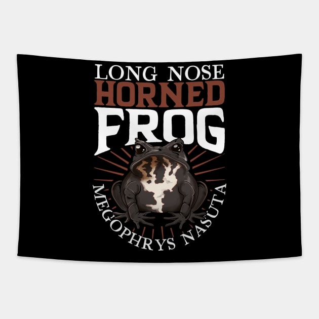 Long Nose Horned Frog Tapestry by Modern Medieval Design