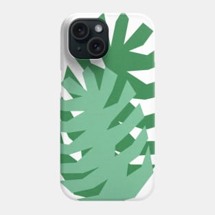 Two Monstera Leavess Phone Case