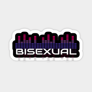 Music Equalizer Bars - Bisexual Magnet