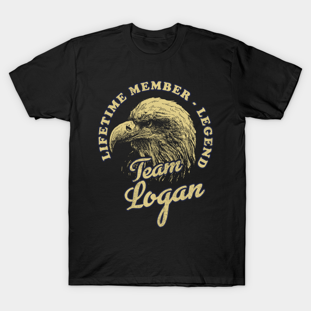 Discover Logan Name - Lifetime Member Legend - Eagle - Logan - T-Shirt