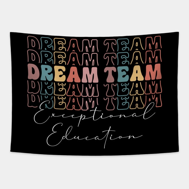 Vintage Dream Exceptional Education Team SPED Teacher Tapestry by BramCrye