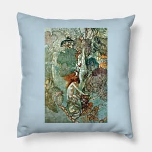 The Little Mermaid - Andreas Duncan Carse Pillow