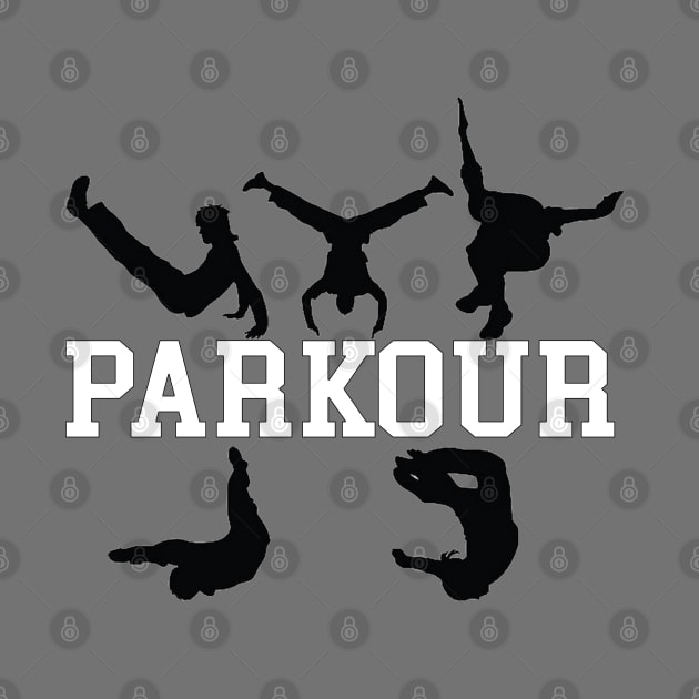 Parkour - Parkour Silhouettes by Kudostees