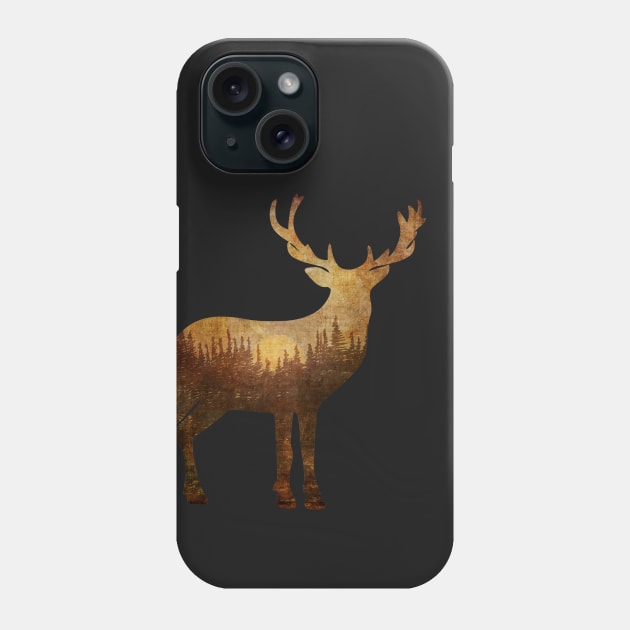 Deer at Dawn Phone Case by directdesign