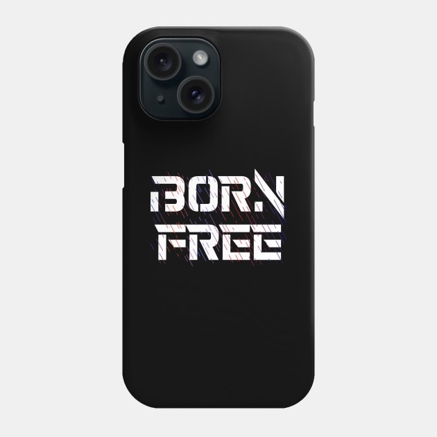Born Free, promoting freedom and positivity Phone Case by Positive Lifestyle Online