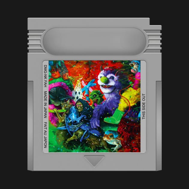 A Laughing Death in Meatspace Game Cartridge by PopCarts