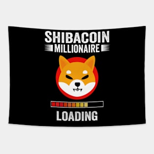 Shiba Coin The millionaire loading Token Coin Shiba Inu Tapestry