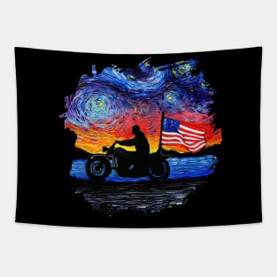 Easy Rider with border Tapestry