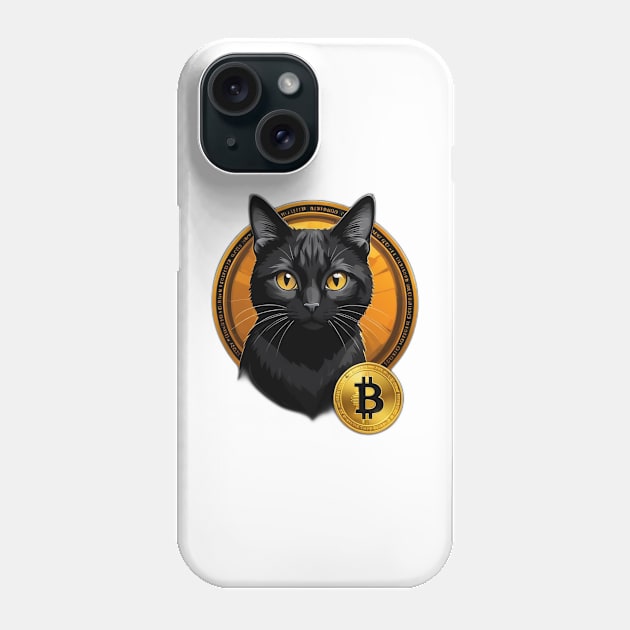 Bitcoin Cat Phone Case by SpaceCats