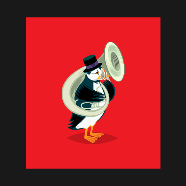 Puffin On A Tuba by sonhouse5