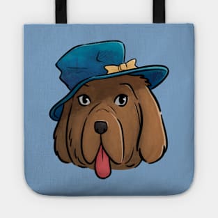 Fancy Hat Dog Tote