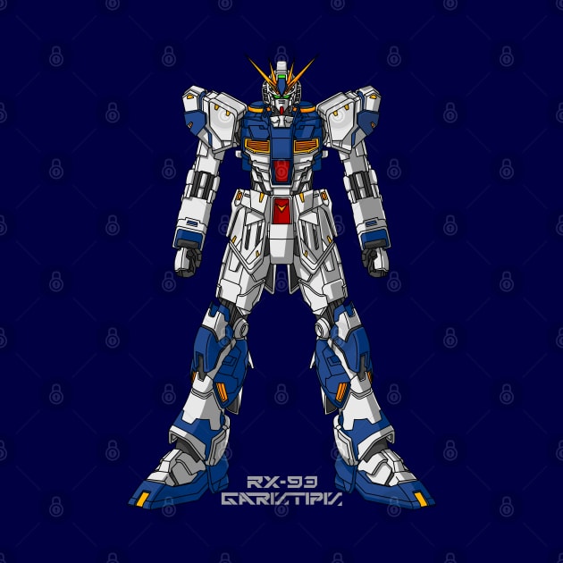 Gundam NU Simple Version by garistipis