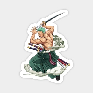 Zoro one piece anime Magnet