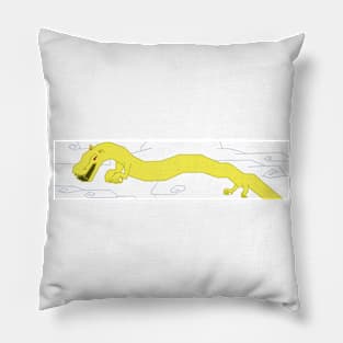 GoldenPixelDragon Pillow