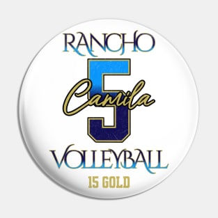 Camila #5 Rancho VB (15 Gold) - White Pin