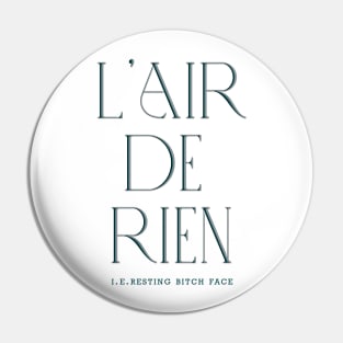 L'air de rien Pin