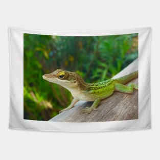 Green Lizard Tapestry