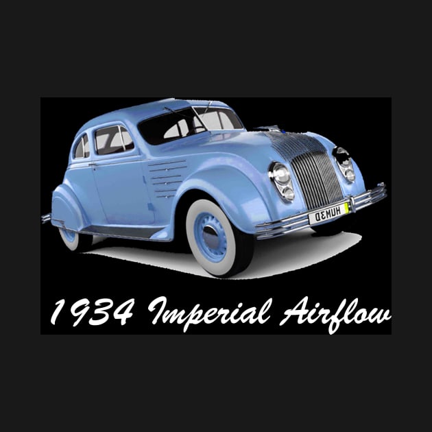 1934 Imperial Airflow Classic Retro Vintage Car by CarloVaro