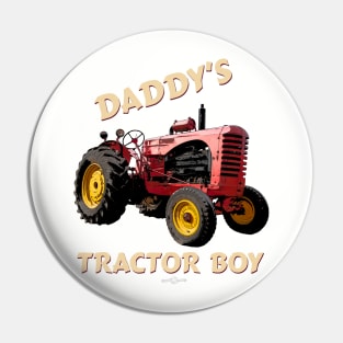 Daddy's Tractor Boy Pin