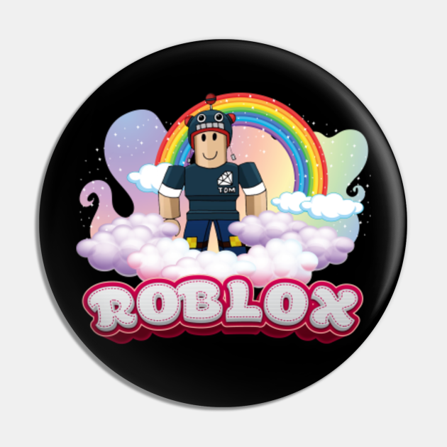 Cloudy Rainbow Roblox Dantdm Roblox Pin Teepublic - dantdm roblox new