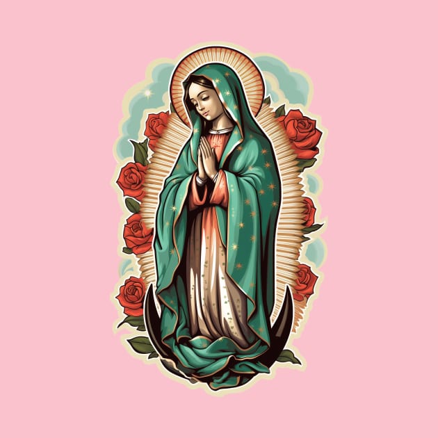 Our Lady of Guadalupe - Back Print by GabrielsCorner