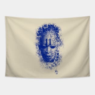 Blue MASK design Tapestry