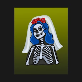 Skeleton Bride (background) T-Shirt