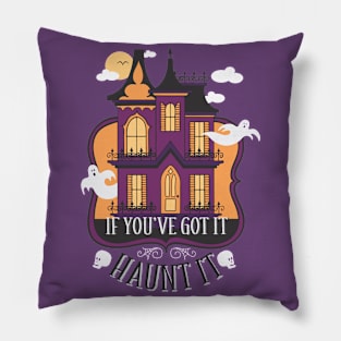 Haunted House Pillow