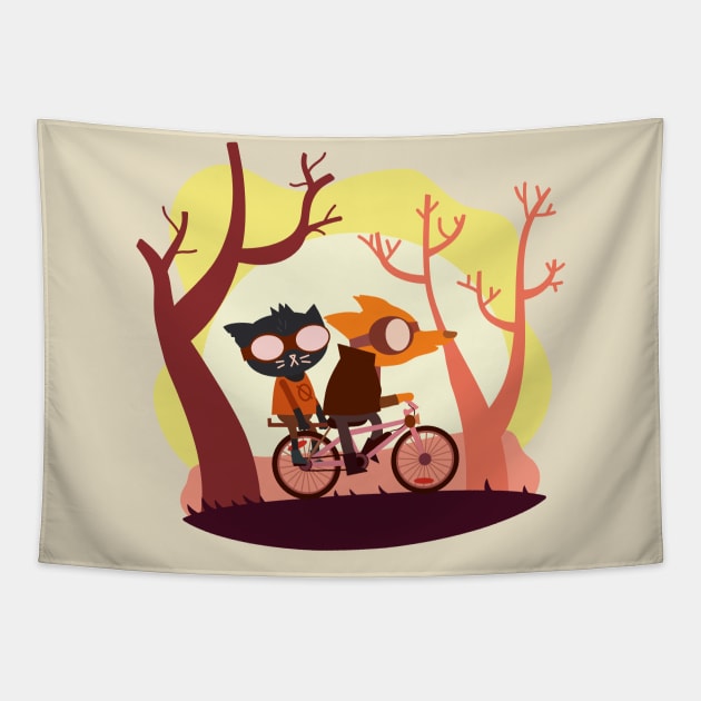 Bike Ride Tapestry by TASCHE