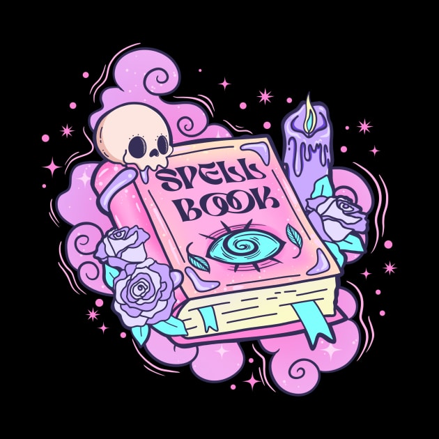 Hot goth spell book by Positively Petal Perfect 