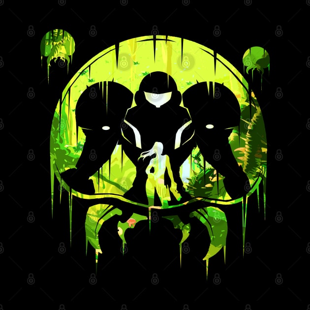 Galactic Bounty Hunter silhouette by Meca-artwork