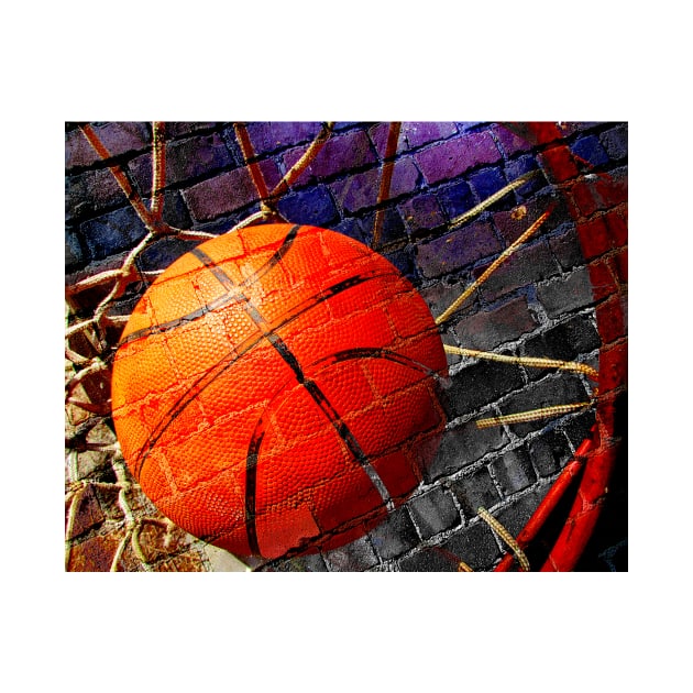 Basketball art print swoosh 104- basketball artwork by takumipark