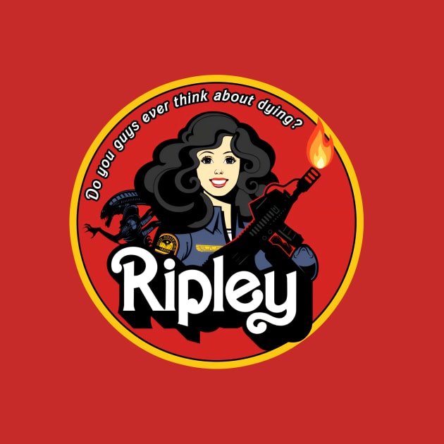 Ripley Barbie (Alt Print) by Miskatonic Designs