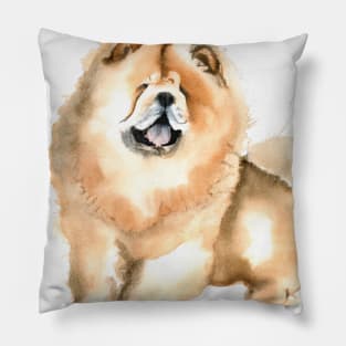 Chow Chow Watercolor - Dog Lover Gifts Pillow