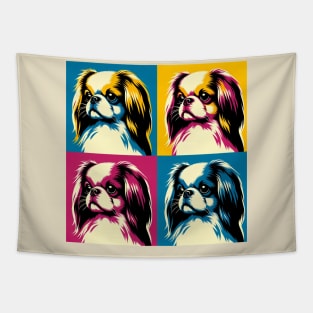 Japanese Chin Pop Art - Dog Lover Gifts Tapestry