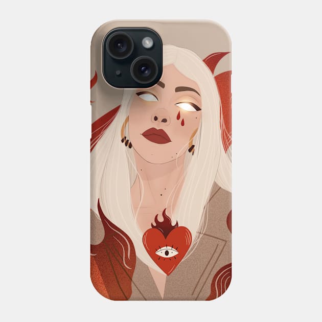 Evil Eye Phone Case by Hallowette