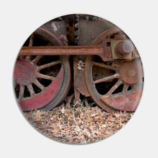 Abandoned steam loco in Greece Pin