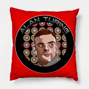 Alan Turing World War 2 Hero Mathematician Pillow