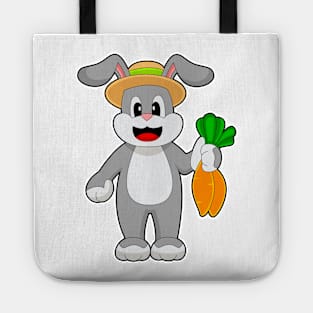 Rabbit Farmer Carrot Vegetables Tote