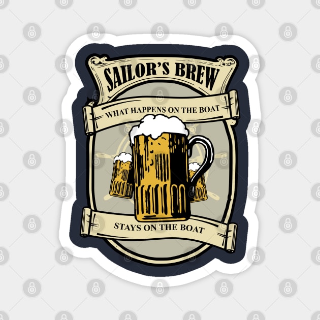 Sailor's Brew Magnet by TCP