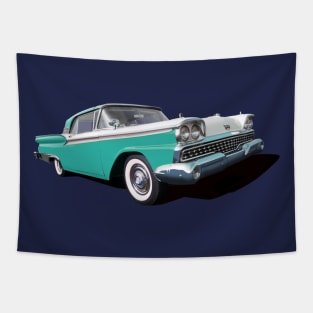 1959 Ford Galaxie in turquoise Tapestry